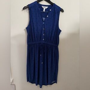 Polka Dot Blue Dress